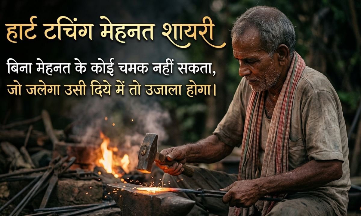 Heart Touching Mehnat Shayari | हार्ट टचिंग मेहनत शायरी