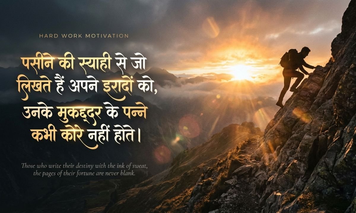 Mehnat Shayari For Motivation | मोटिवेशन के लिए मेहनत शायरी