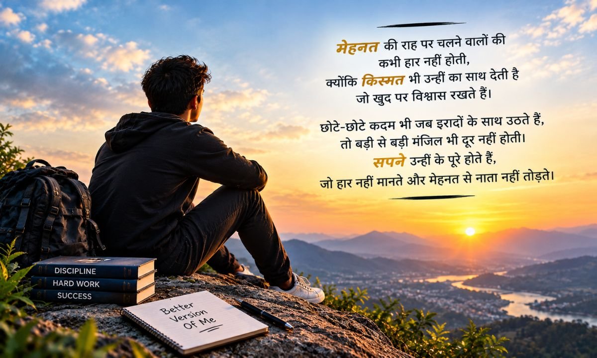 Mehnat Aur Safalta Shayari | मेहनत और सफलता शायरी