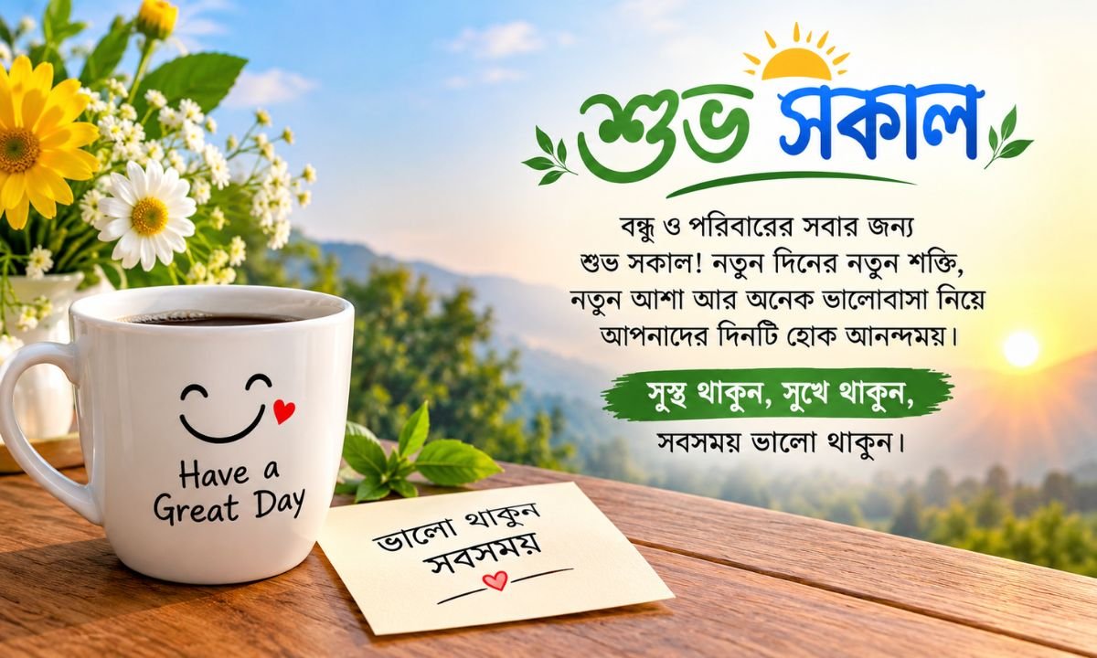 Good Morning SMS for Friends and Family in Bengali