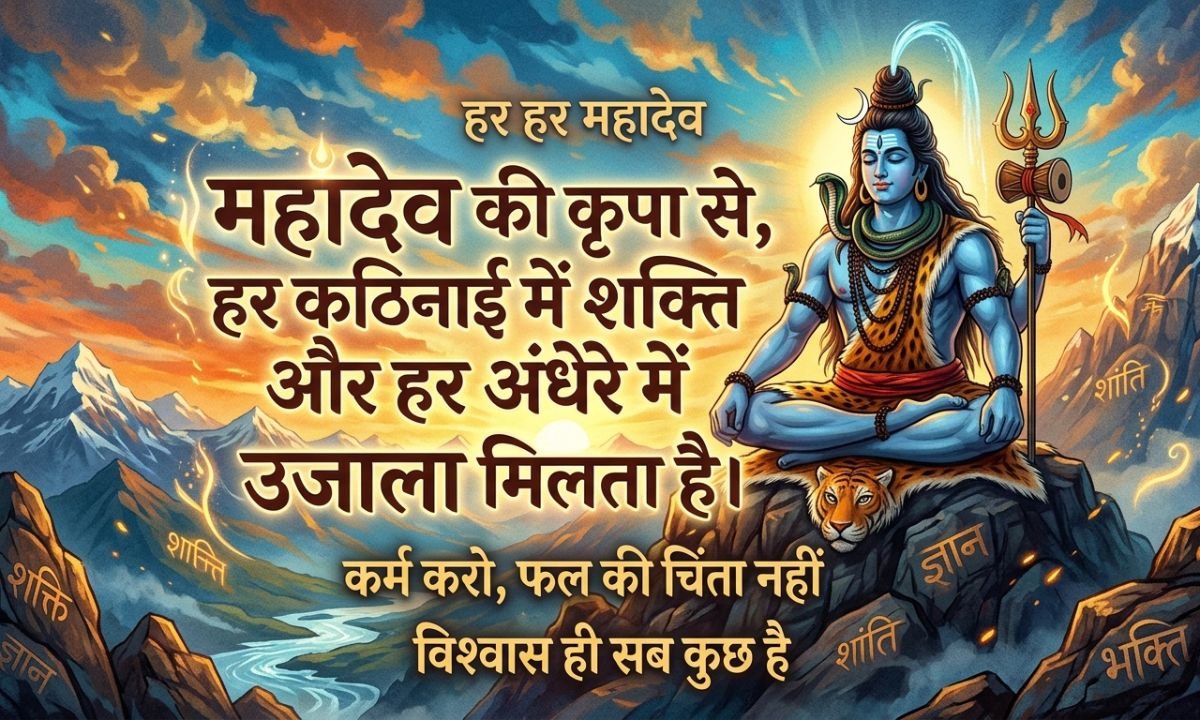 Mahadev Motivational Quotes in Hindi