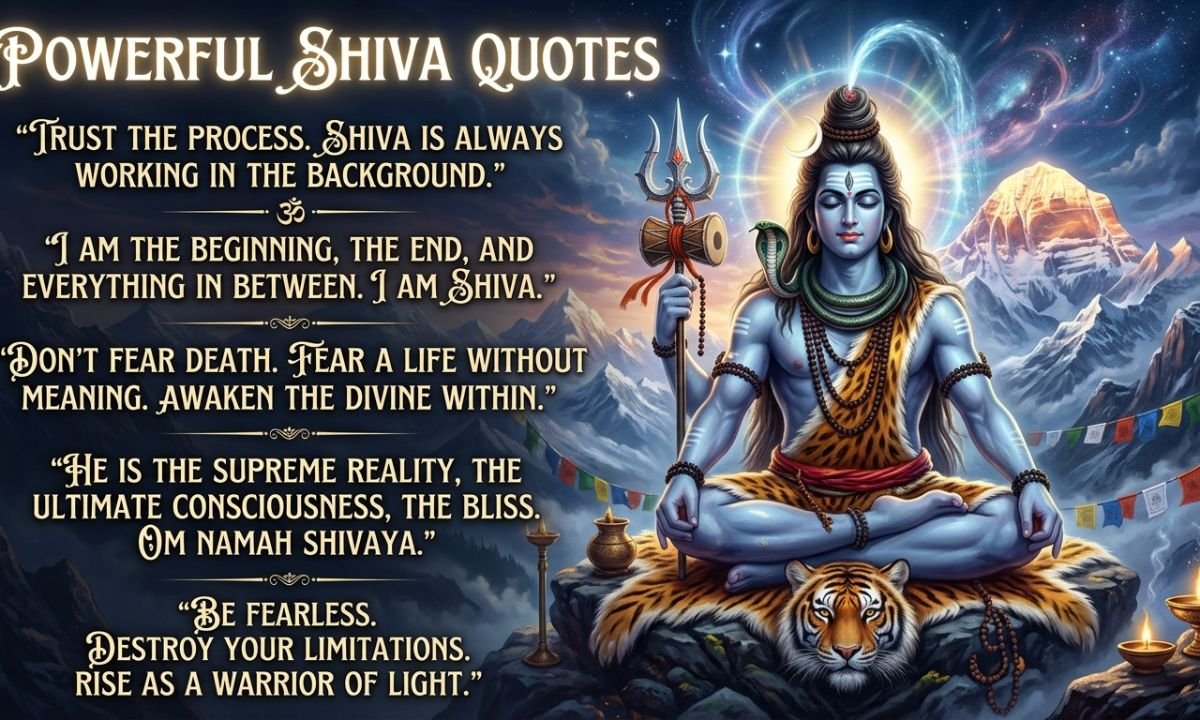 Powerful Shiva Quotes