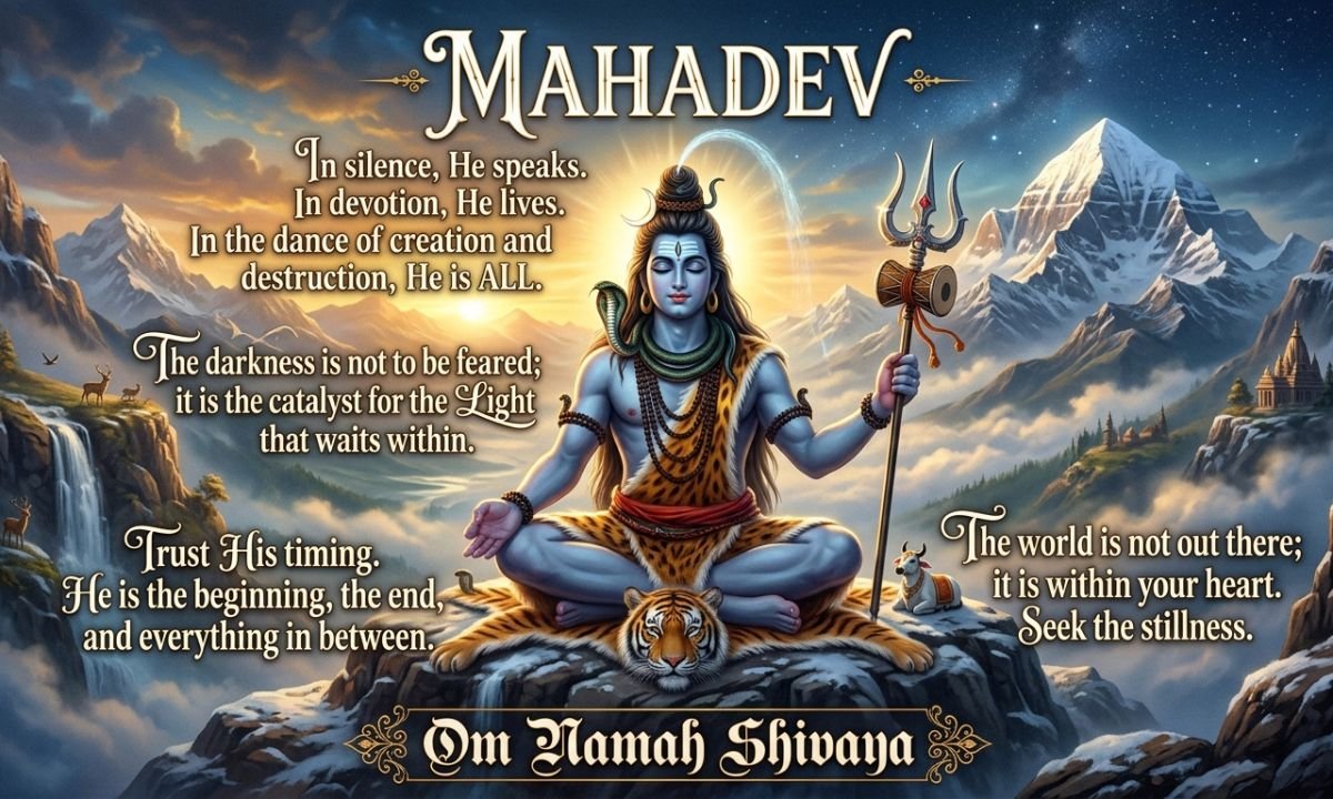 Mahadev Quotes in English