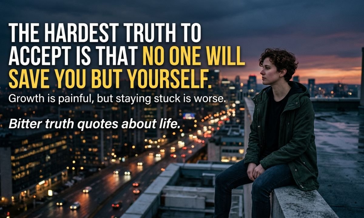 Bitter truth quotes about life