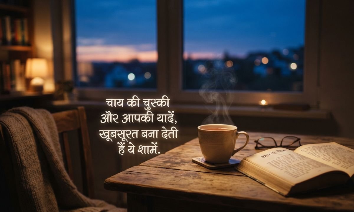 Good Evening Shayari in Hindi Text
