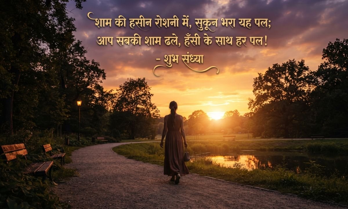 Good Evening Shayari in Hindi for WhatsApp