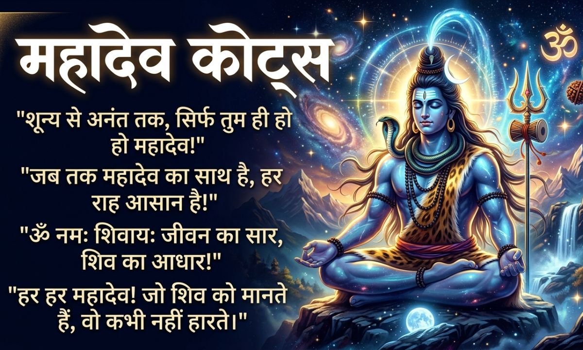 Mahadev Quotes in Hindi