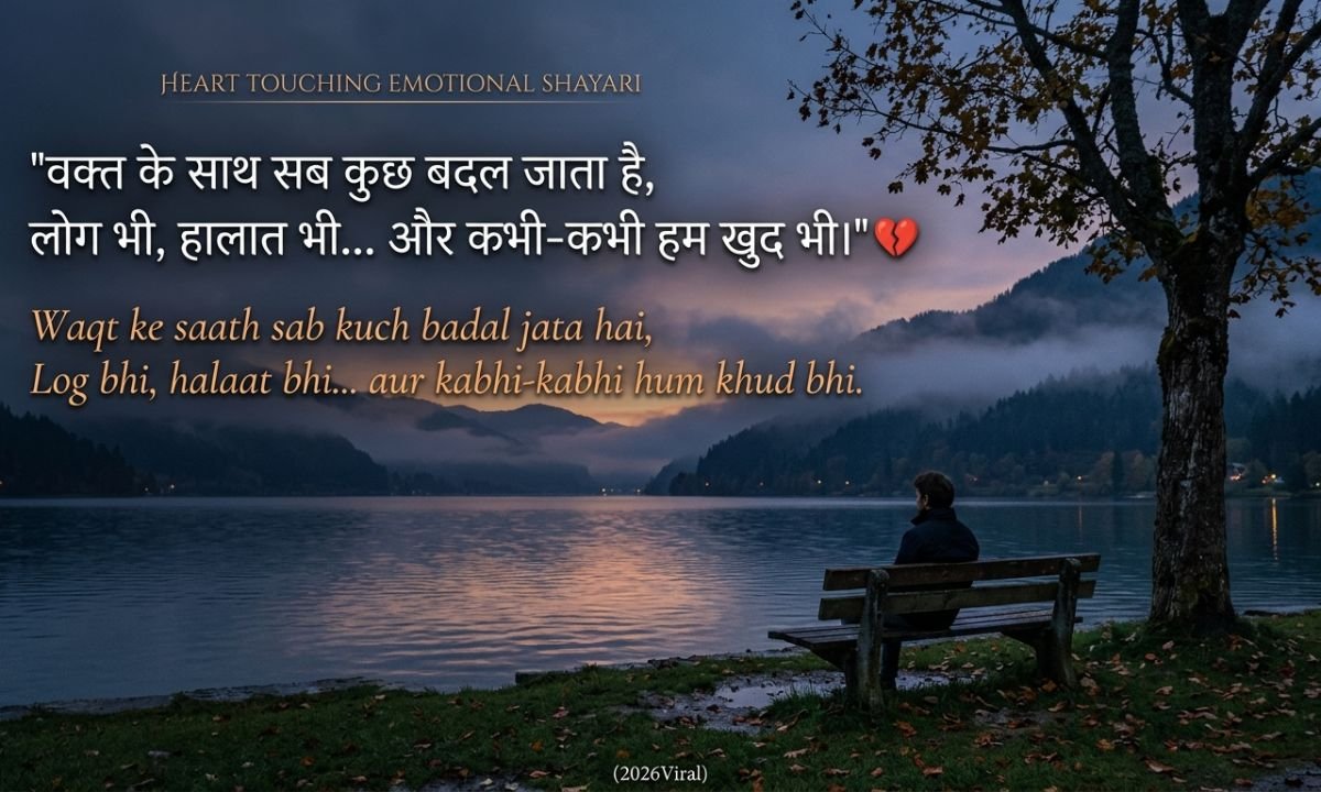 Heart Touching Emotional Shayari(2026Viral)