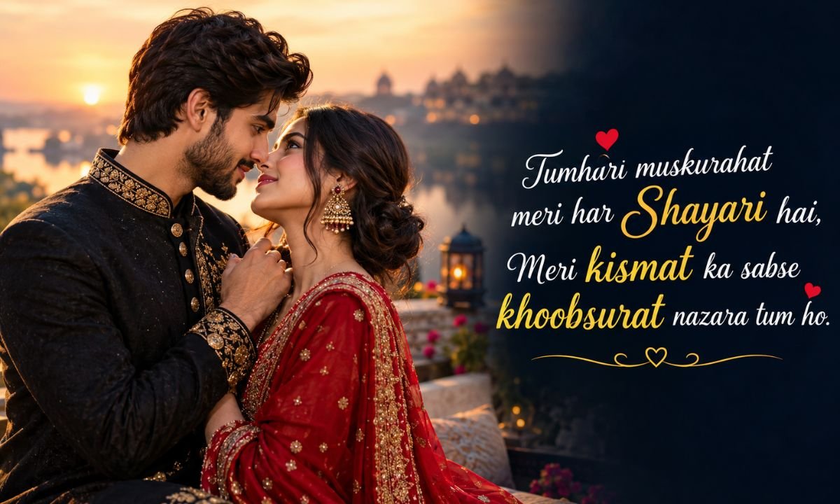 Romantic Love Shayari English Font