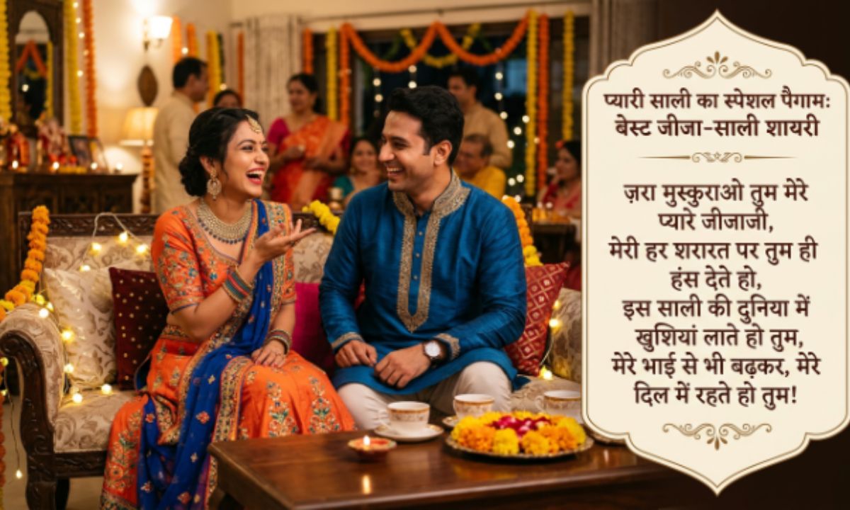 Jija Sali Shayari in Hindi
