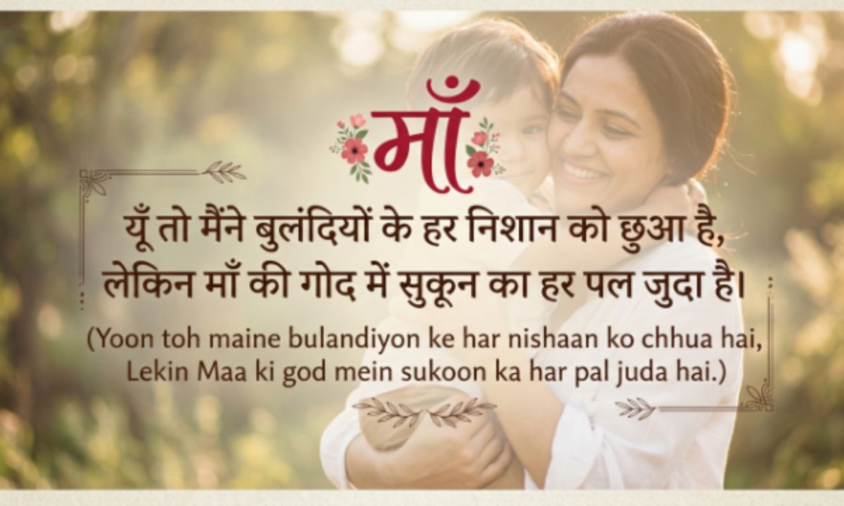 Maa Shayari in Hindi