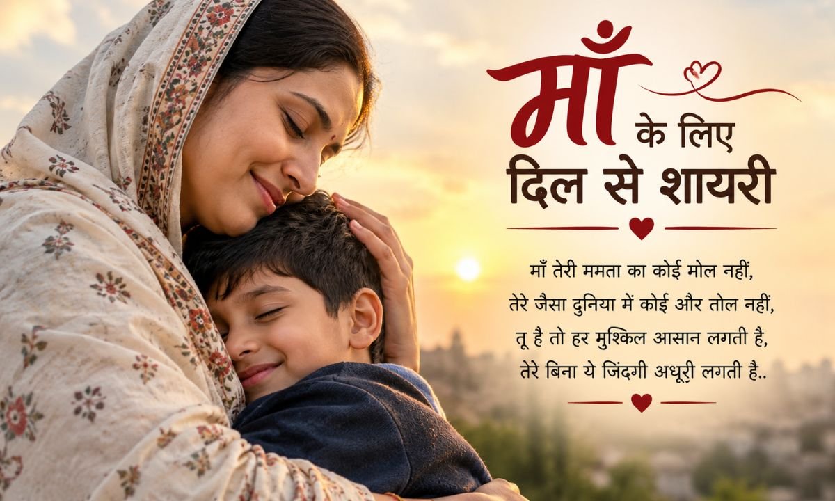 Maa Ke Liye Emotional Shayari in Hindi
