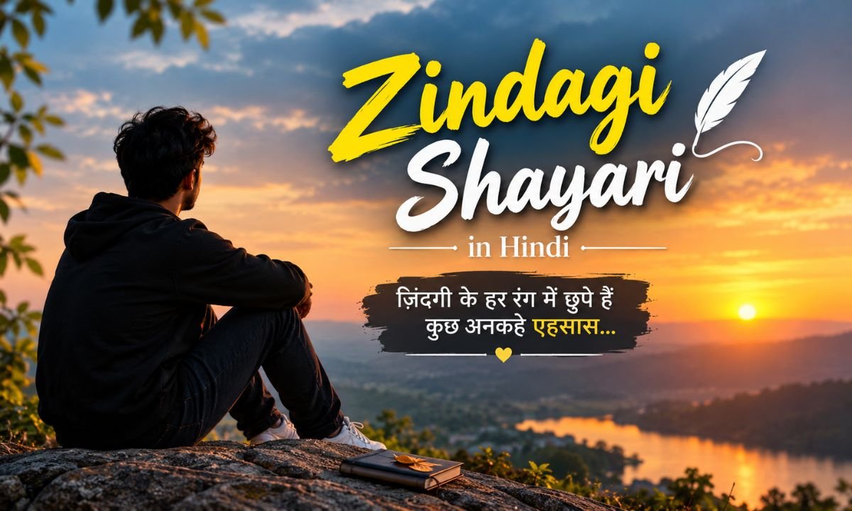 Zindagi Shayari in Hindi