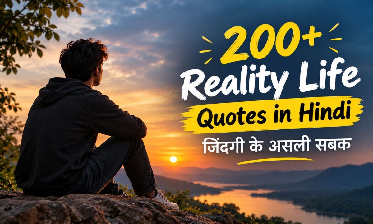 Reality Life Quotes in Hindi